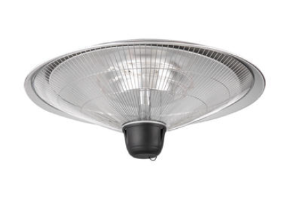 Does the use of ceiling heaters have a negative impact on the environment?